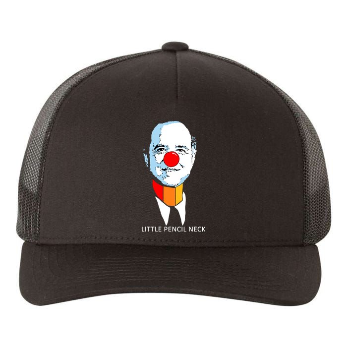 Little Pencil Neck Clown Pro Donald Trump Yupoong Adult 5-Panel Trucker Hat