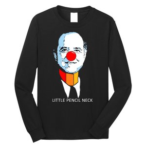 Little Pencil Neck Clown Pro Donald Trump Long Sleeve Shirt