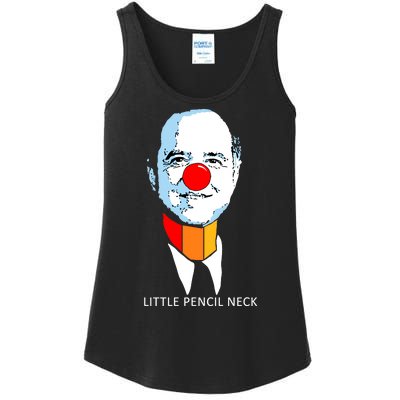 Little Pencil Neck Clown Pro Donald Trump Ladies Essential Tank