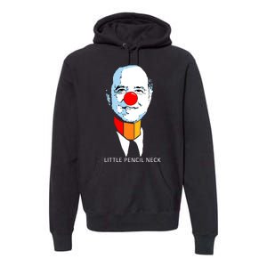 Little Pencil Neck Clown Pro Donald Trump Premium Hoodie