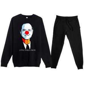 Little Pencil Neck Clown Pro Donald Trump Premium Crewneck Sweatsuit Set