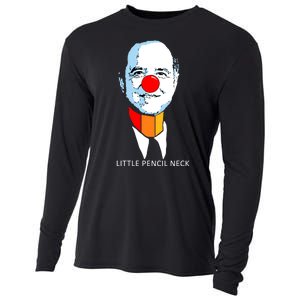 Little Pencil Neck Clown Pro Donald Trump Cooling Performance Long Sleeve Crew