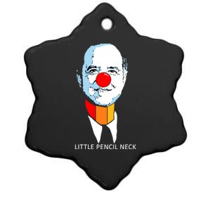 Little Pencil Neck Clown Pro Donald Trump Ceramic Star Ornament