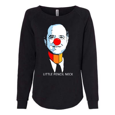 Little Pencil Neck Clown Pro Donald Trump Womens California Wash Sweatshirt