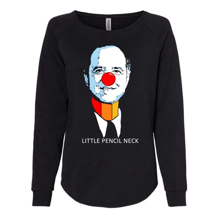 Little Pencil Neck Clown Pro Donald Trump Womens California Wash Sweatshirt