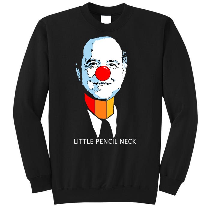 Little Pencil Neck Clown Pro Donald Trump Tall Sweatshirt