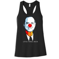 Little Pencil Neck Clown Pro Donald Trump Women's Racerback Tank