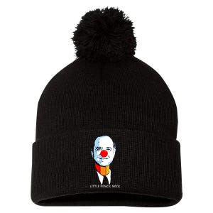 Little Pencil Neck Clown Pro Donald Trump Pom Pom 12in Knit Beanie