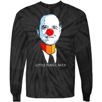 Little Pencil Neck Clown Pro Donald Trump Tie-Dye Long Sleeve Shirt