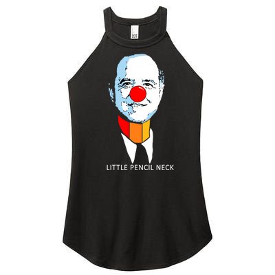 Little Pencil Neck Clown Pro Donald Trump Women's Perfect Tri Rocker Tank