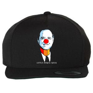 Little Pencil Neck Clown Pro Donald Trump Wool Snapback Cap