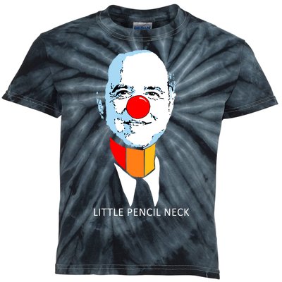 Little Pencil Neck Clown Pro Donald Trump Kids Tie-Dye T-Shirt