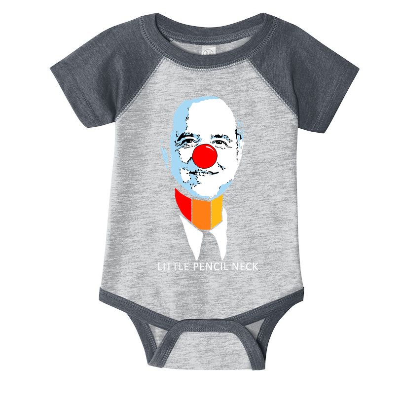 Little Pencil Neck Clown Pro Donald Trump Infant Baby Jersey Bodysuit