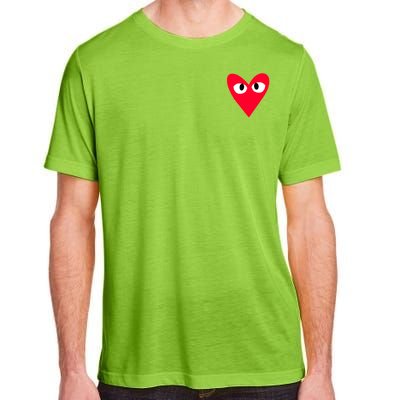 Little Pocket Heart Cute Adult ChromaSoft Performance T-Shirt