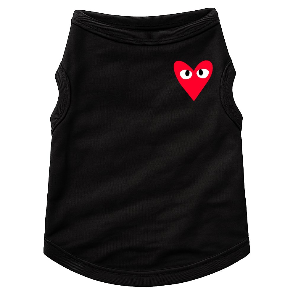 Little Pocket Heart Cute Doggie Tank