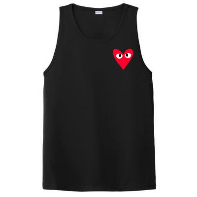 Little Pocket Heart Cute PosiCharge Competitor Tank