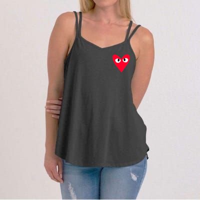 Little Pocket Heart Cute Women's Strappy Tank