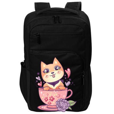 Little Teacup Dog Anime Impact Tech Backpack