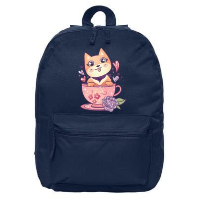 Little Teacup Dog Anime 16 in Basic Backpack