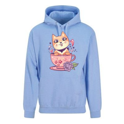 Little Teacup Dog Anime Unisex Surf Hoodie