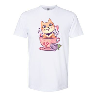 Little Teacup Dog Anime Softstyle CVC T-Shirt