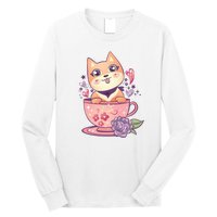 Little Teacup Dog Anime Long Sleeve Shirt