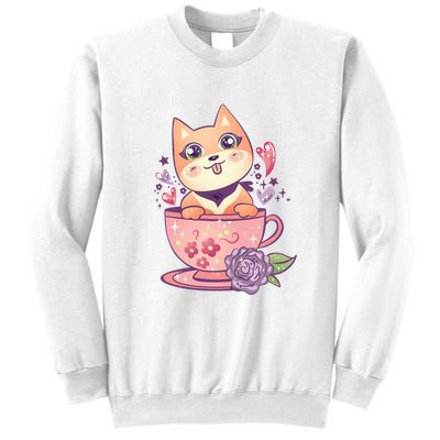 Little Teacup Dog Anime Sweatshirt