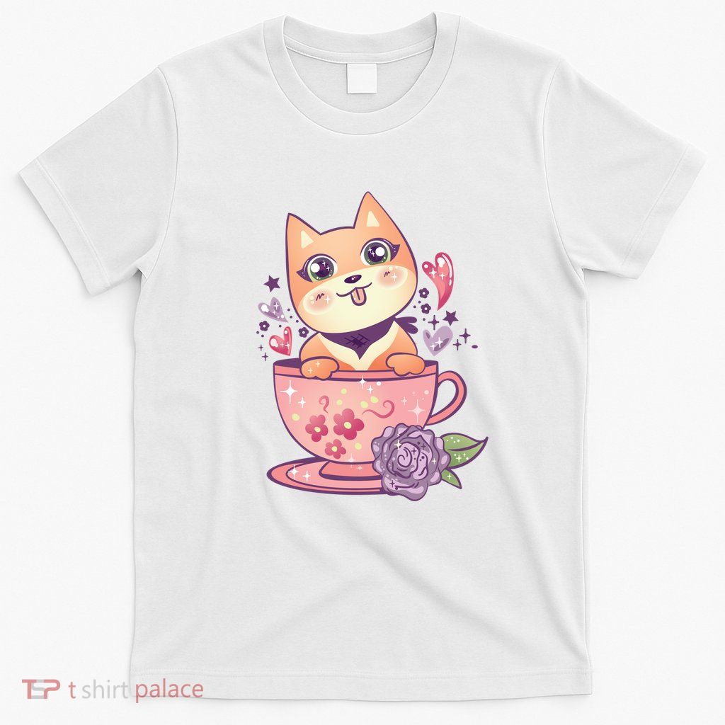 Little Teacup Dog Anime T-Shirt