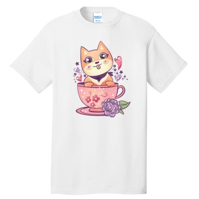 Little Teacup Dog Anime Tall T-Shirt