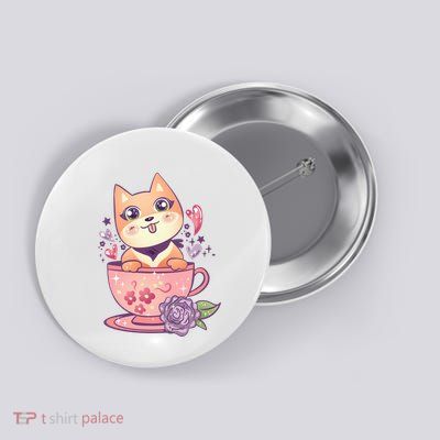 Little Teacup Dog Anime Button