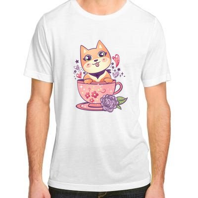 Little Teacup Dog Anime Adult ChromaSoft Performance T-Shirt