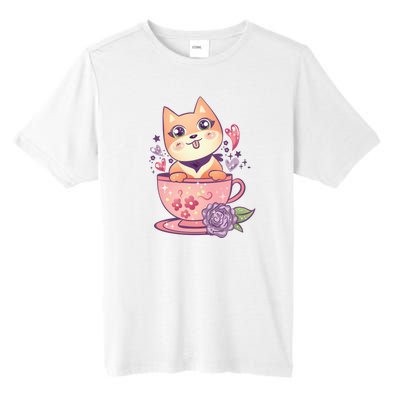 Little Teacup Dog Anime Tall Fusion ChromaSoft Performance T-Shirt