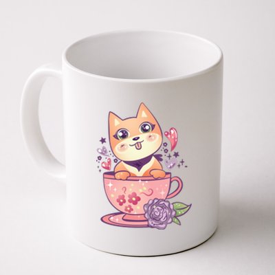 Little Teacup Dog Anime Coffee Mug