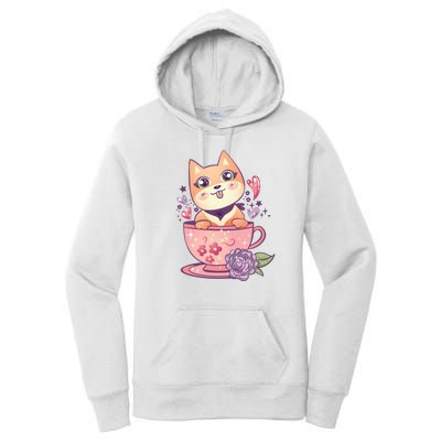 Little Teacup Dog Anime Women's Pullover Hoodie