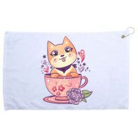 Little Teacup Dog Anime Grommeted Golf Towel