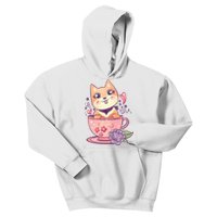 Little Teacup Dog Anime Kids Hoodie