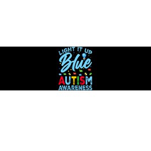 Light It Up Blue Autism Awareness Bumper Sticker