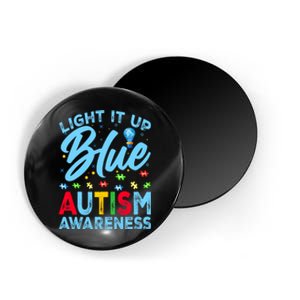 Light It Up Blue Autism Awareness Magnet