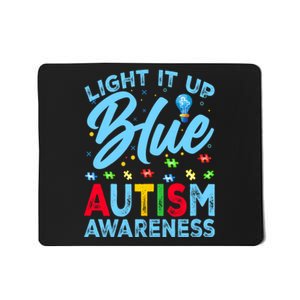 Light It Up Blue Autism Awareness Mousepad