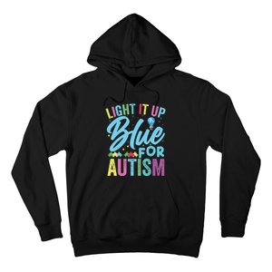 Light It Up Blue Autism Awareness Hoodie