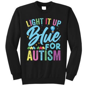 Light It Up Blue Autism Awareness Sweatshirt