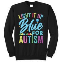 Light It Up Blue Autism Awareness Sweatshirt