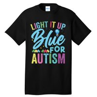 Light It Up Blue Autism Awareness Tall T-Shirt