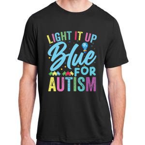 Light It Up Blue Autism Awareness Adult ChromaSoft Performance T-Shirt