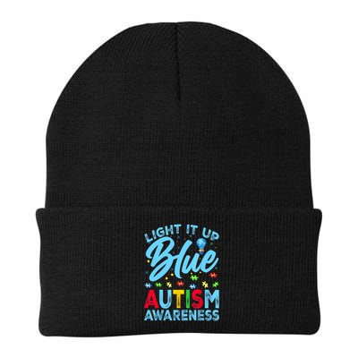Light It Up Blue Autism Awareness Men Women Kids Beanie