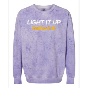 Light It UP Colorblast Crewneck Sweatshirt