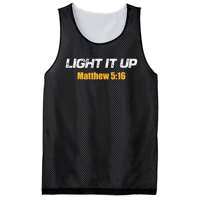 Light It UP Mesh Reversible Basketball Jersey Tank