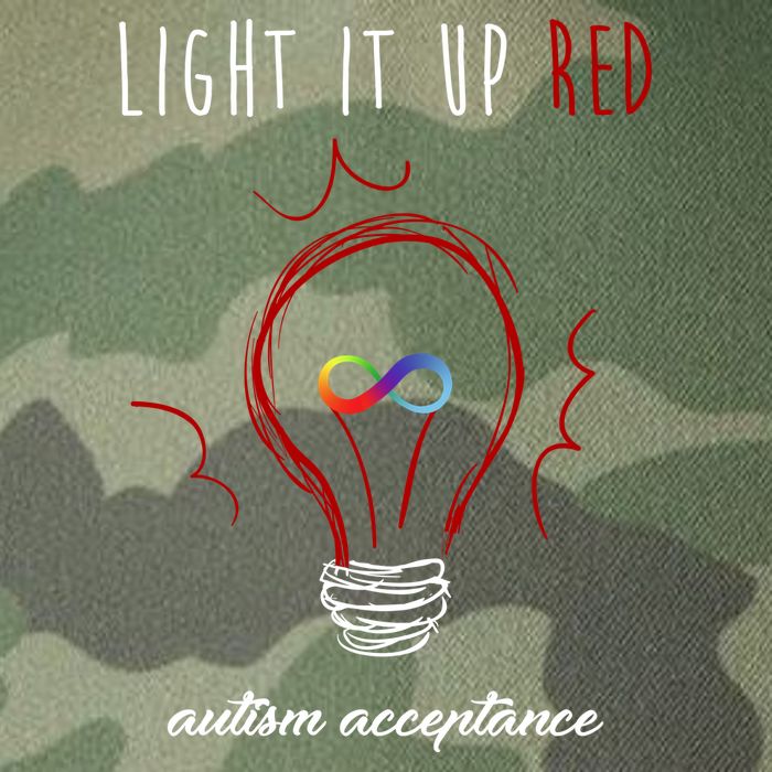 Light It Up Red Autism Acceptance Awareness Legacy Tie Dye Trucker Hat