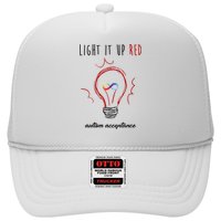 Light It Up Red Autism Acceptance Awareness Hat