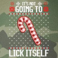 Lick Itself Ugly Christmas Sweater Legacy Tie Dye Trucker Hat